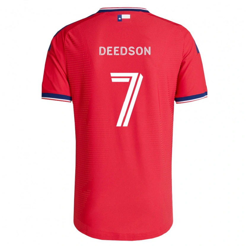 Danxen Donna Maglia Louicius Deedson #7 Rosso Blu Bianco Kit Gara Home 2026/27 Maglietta