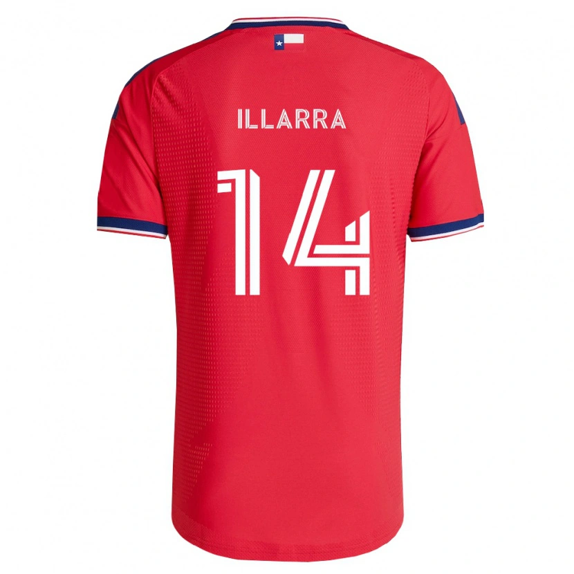 Danxen Donna Maglia Asier Illarramendi #14 Rosso Blu Bianco Kit Gara Home 2026/27 Maglietta