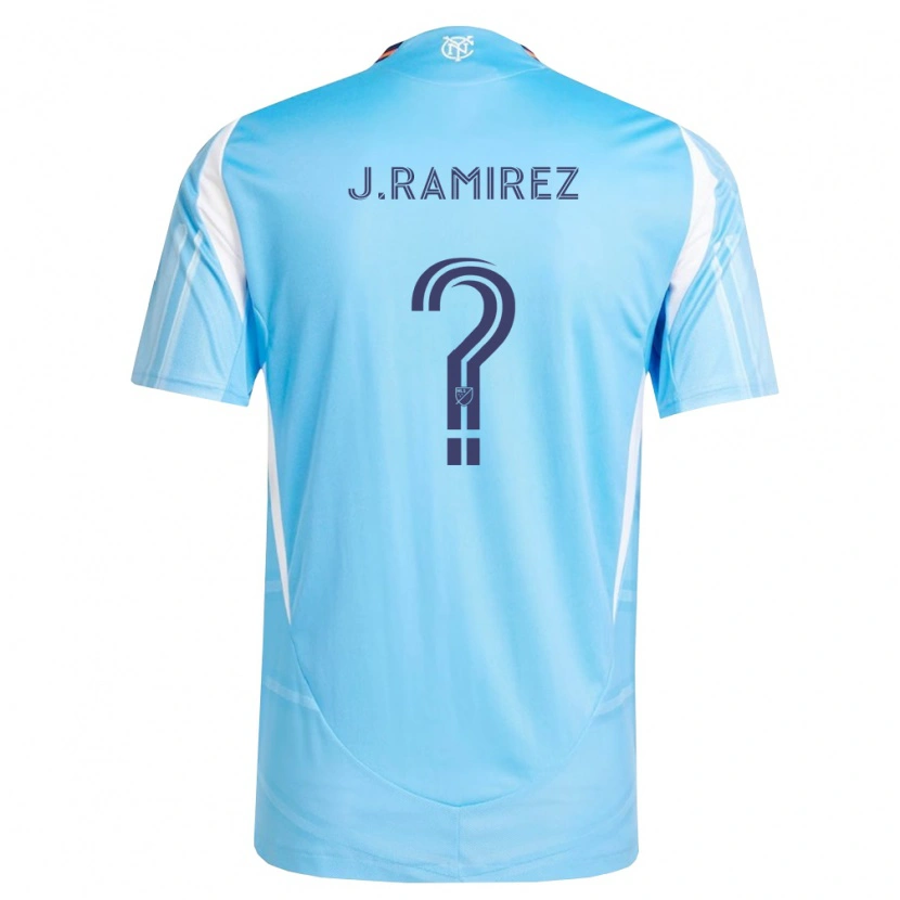 Danxen Donna Maglia Jayson Ramirez #0 Azzurro Bianco Kit Gara Home 2026/27 Maglietta