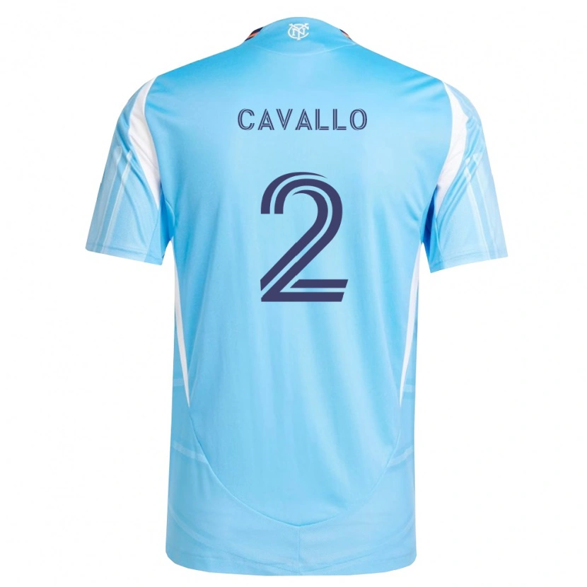 Danxen Donna Maglia Nico Cavallo #2 Azzurro Bianco Kit Gara Home 2026/27 Maglietta