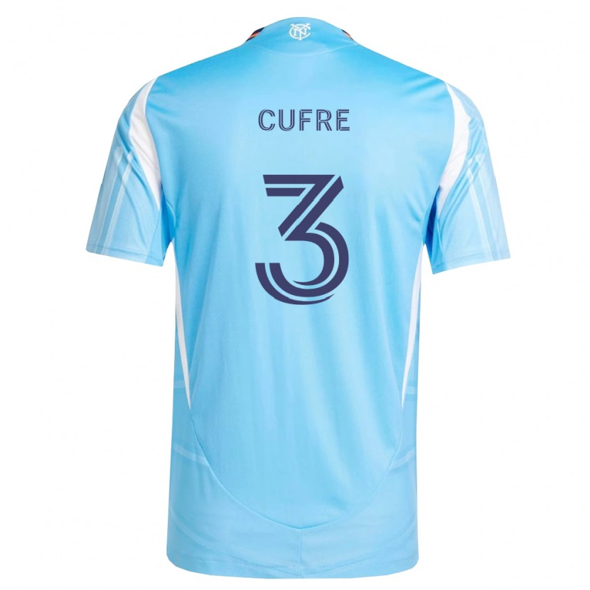 Danxen Donna Maglia Braian Cufré #3 Azzurro Bianco Kit Gara Home 2026/27 Maglietta