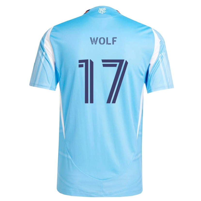 Danxen Donna Maglia Hannes Wolf #17 Azzurro Bianco Kit Gara Home 2026/27 Maglietta