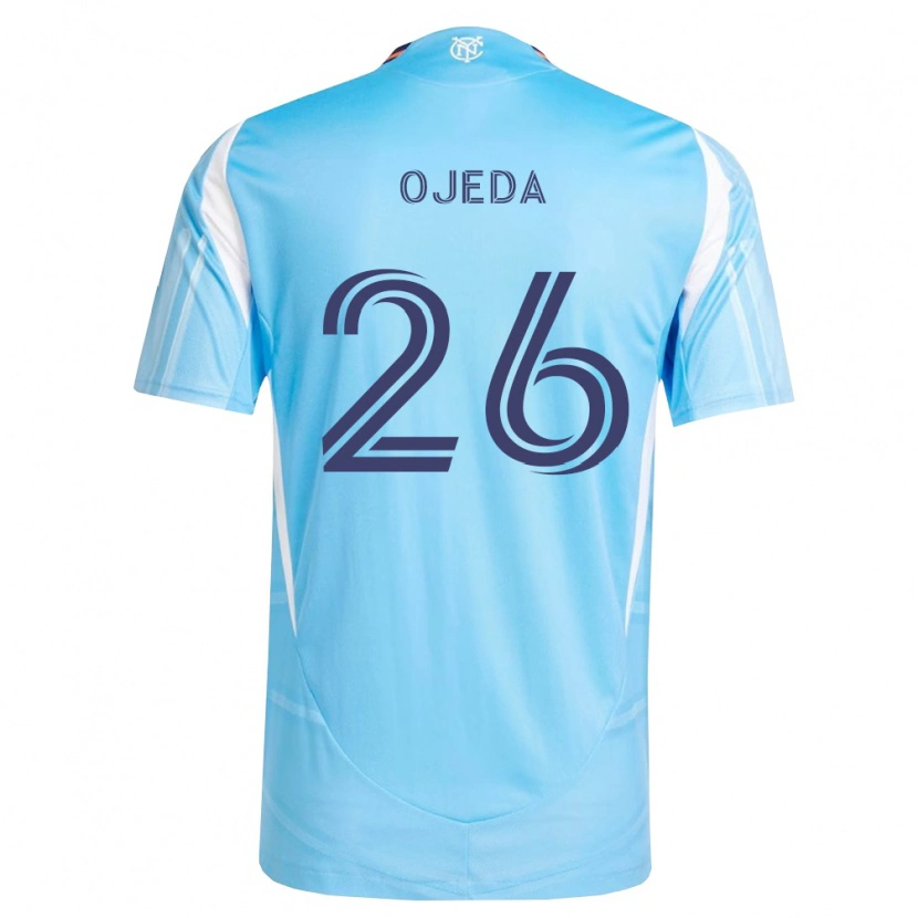 Danxen Donna Maglia Agustín Ojeda #26 Azzurro Bianco Kit Gara Home 2026/27 Maglietta