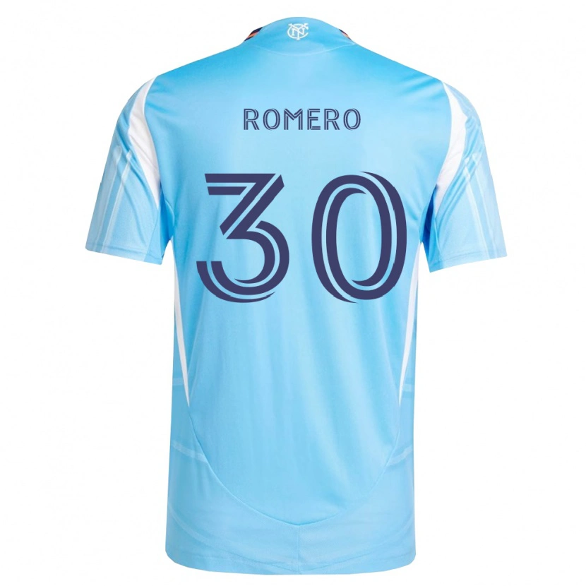 Danxen Donna Maglia Tomás Romero #30 Azzurro Bianco Kit Gara Home 2026/27 Maglietta