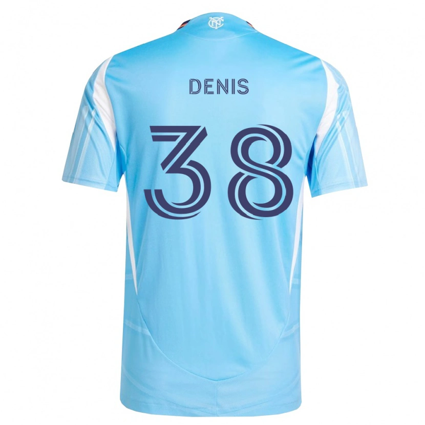 Danxen Donna Maglia John Denis #38 Azzurro Bianco Kit Gara Home 2026/27 Maglietta