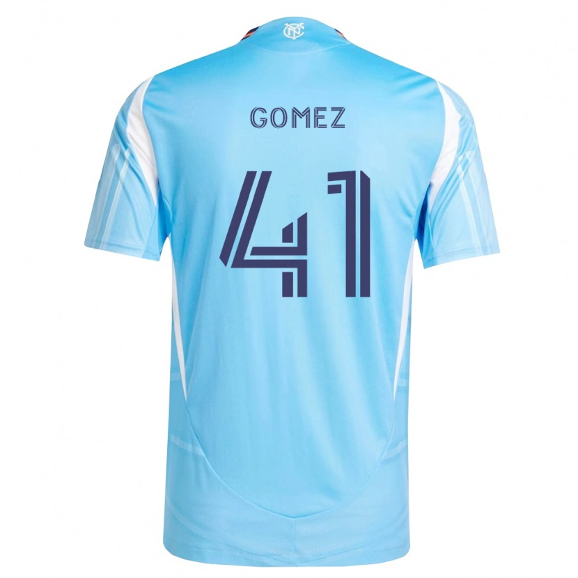 Danxen Donna Maglia Julián Gómez #41 Azzurro Bianco Kit Gara Home 2026/27 Maglietta
