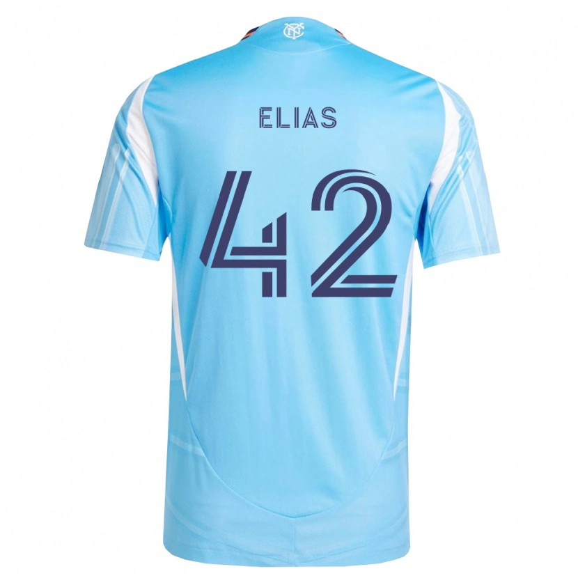Danxen Donna Maglia Piero Elias #42 Azzurro Bianco Kit Gara Home 2026/27 Maglietta