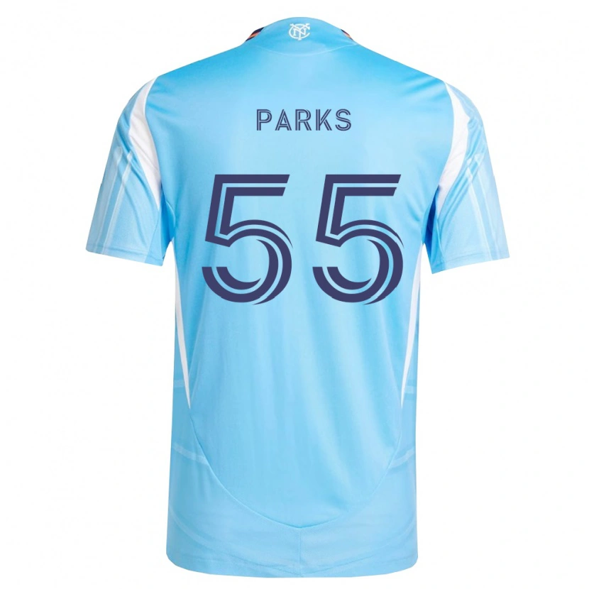 Danxen Donna Maglia Keaton Parks #55 Azzurro Bianco Kit Gara Home 2026/27 Maglietta