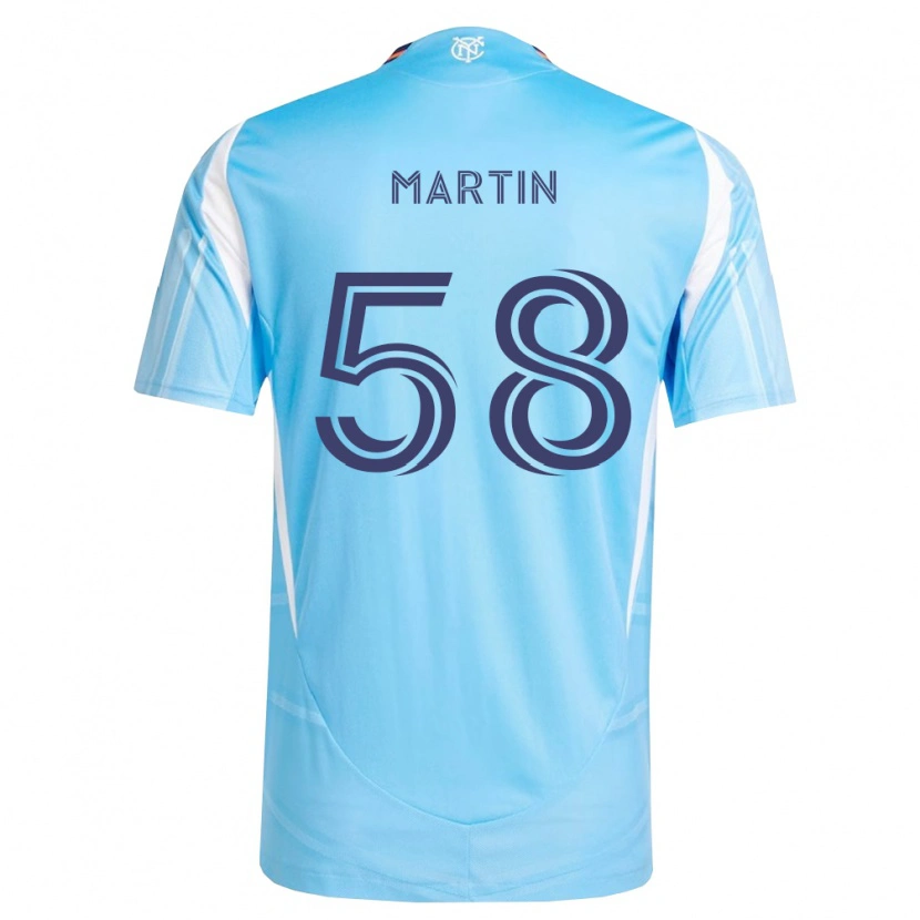 Danxen Donna Maglia Eóin Martin #58 Azzurro Bianco Kit Gara Home 2026/27 Maglietta