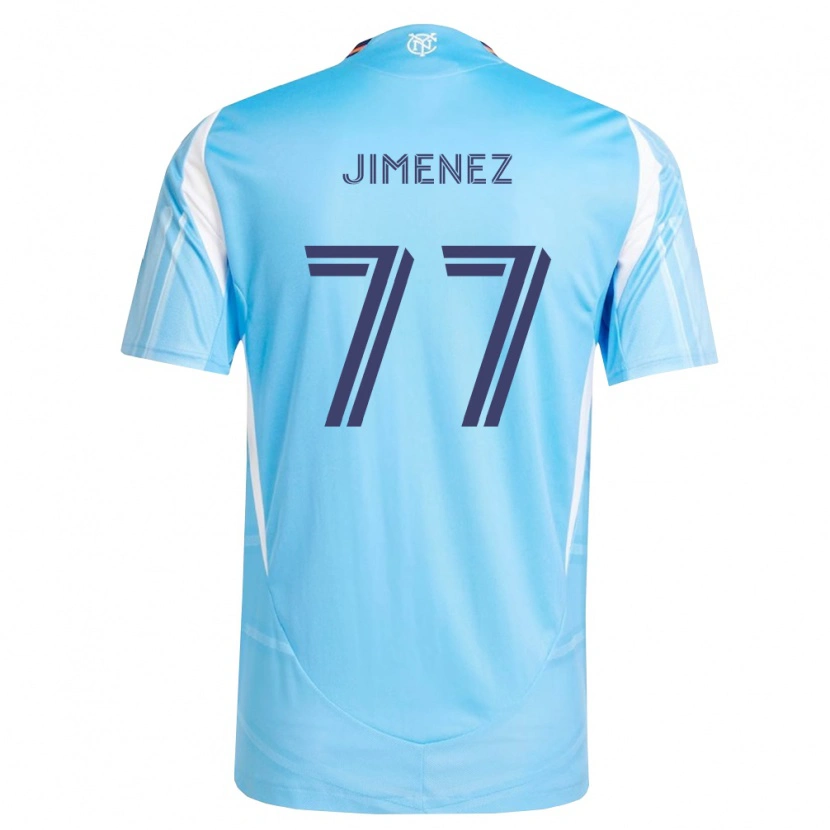 Danxen Donna Maglia Jonathan Jiménez #77 Azzurro Bianco Kit Gara Home 2026/27 Maglietta