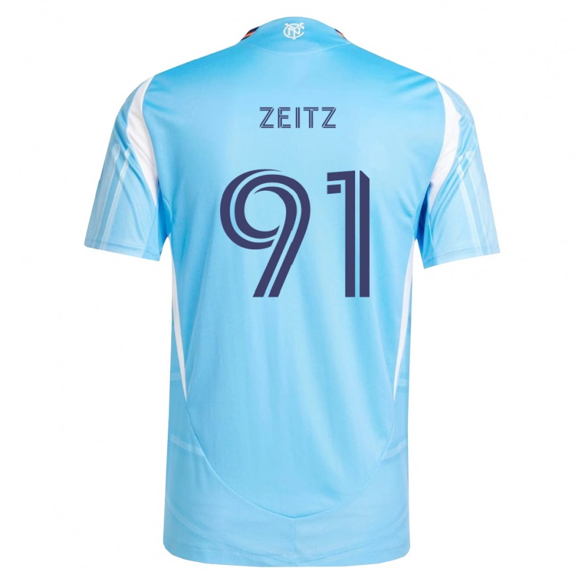 Danxen Donna Maglia Uriel Zeitz #91 Azzurro Bianco Kit Gara Home 2026/27 Maglietta