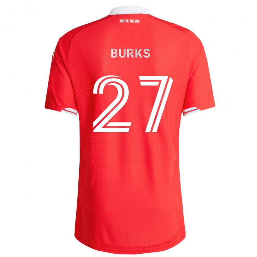 Danxen Donna Maglia Kendall Burks #27 Rosso Blu Scuro Bianco Kit Gara Home 2026/27 Maglietta