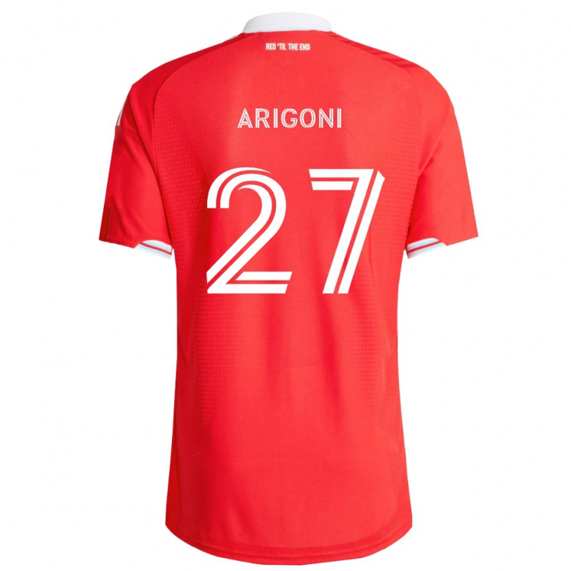 Danxen Donna Maglia Allan Arigoni #27 Rosso Blu Scuro Bianco Kit Gara Home 2026/27 Maglietta