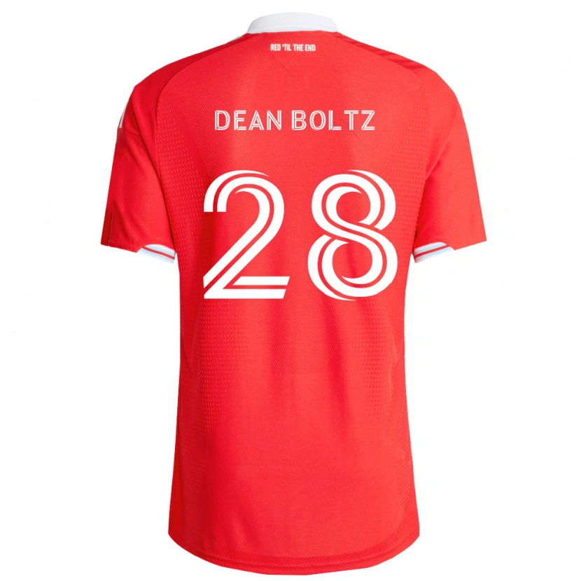 Danxen Donna Maglia Dean Boltz #28 Rosso Blu Scuro Bianco Kit Gara Home 2026/27 Maglietta