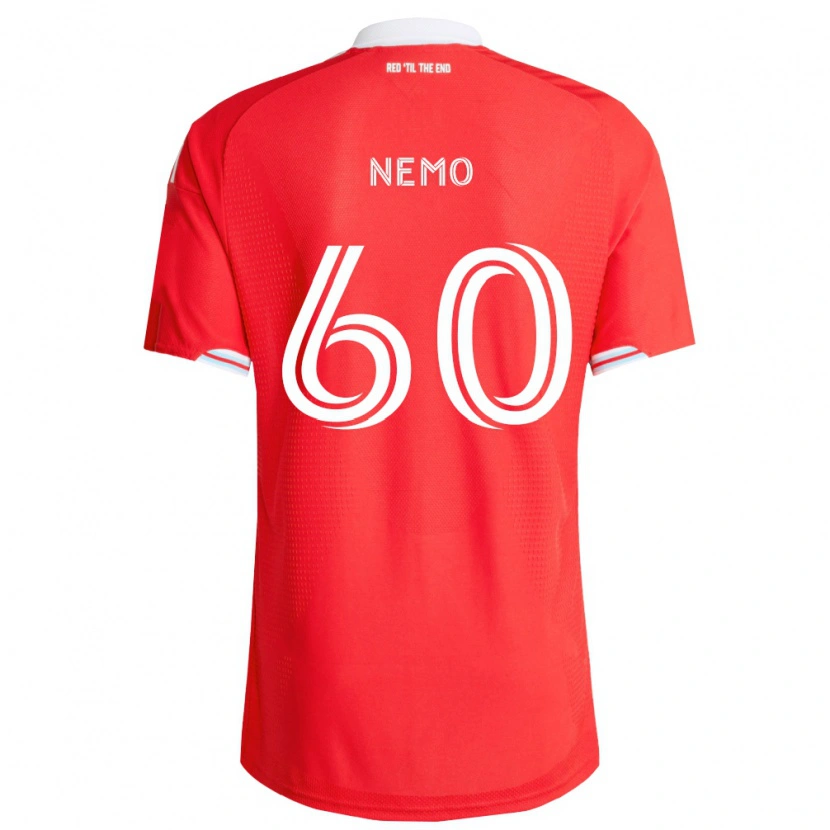 Danxen Donna Maglia Jason Nemo #60 Rosso Blu Scuro Bianco Kit Gara Home 2026/27 Maglietta