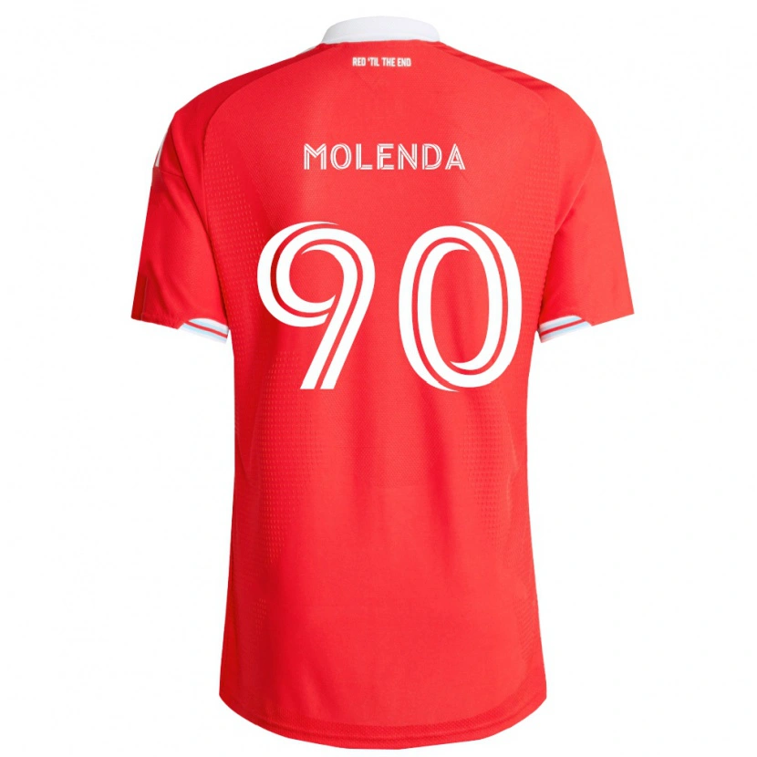 Danxen Donna Maglia David Molenda #90 Rosso Blu Scuro Bianco Kit Gara Home 2026/27 Maglietta