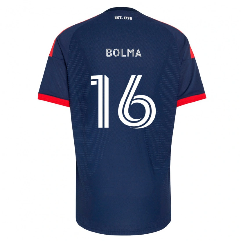 Danxen Donna Maglia Josh Bolma #16 Blu Reale Rosso Bianco Kit Gara Home 2026/27 Maglietta
