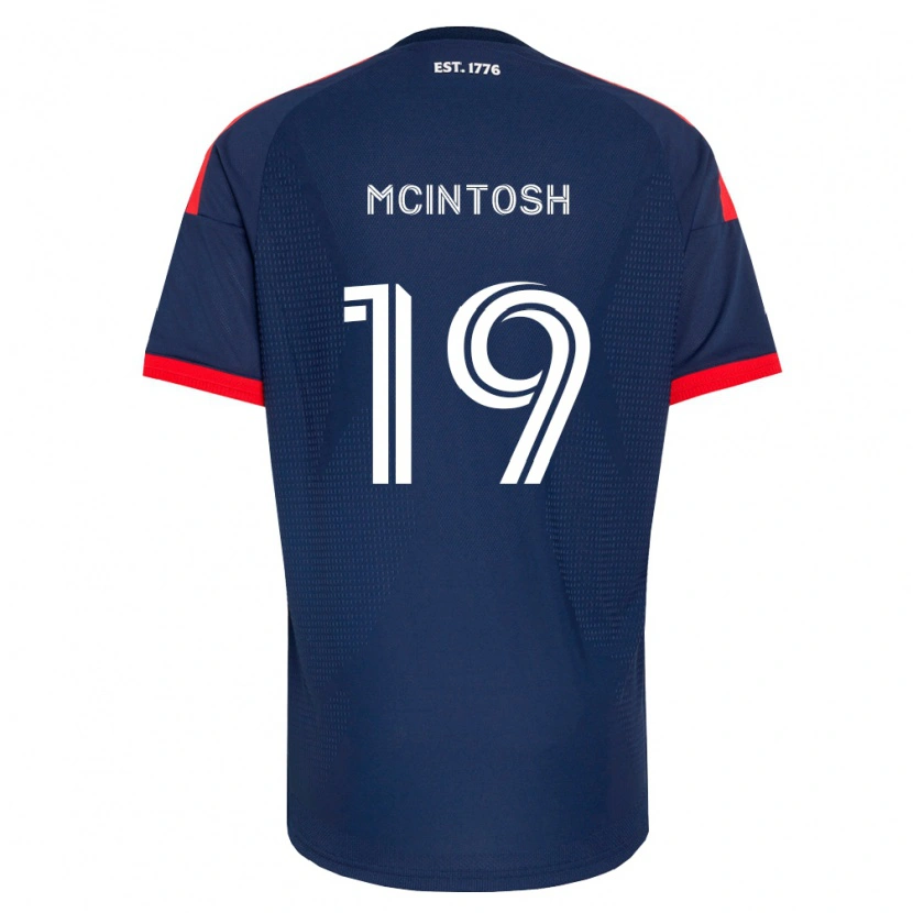 Danxen Donna Maglia Damario Mcintosh #19 Blu Reale Rosso Bianco Kit Gara Home 2026/27 Maglietta