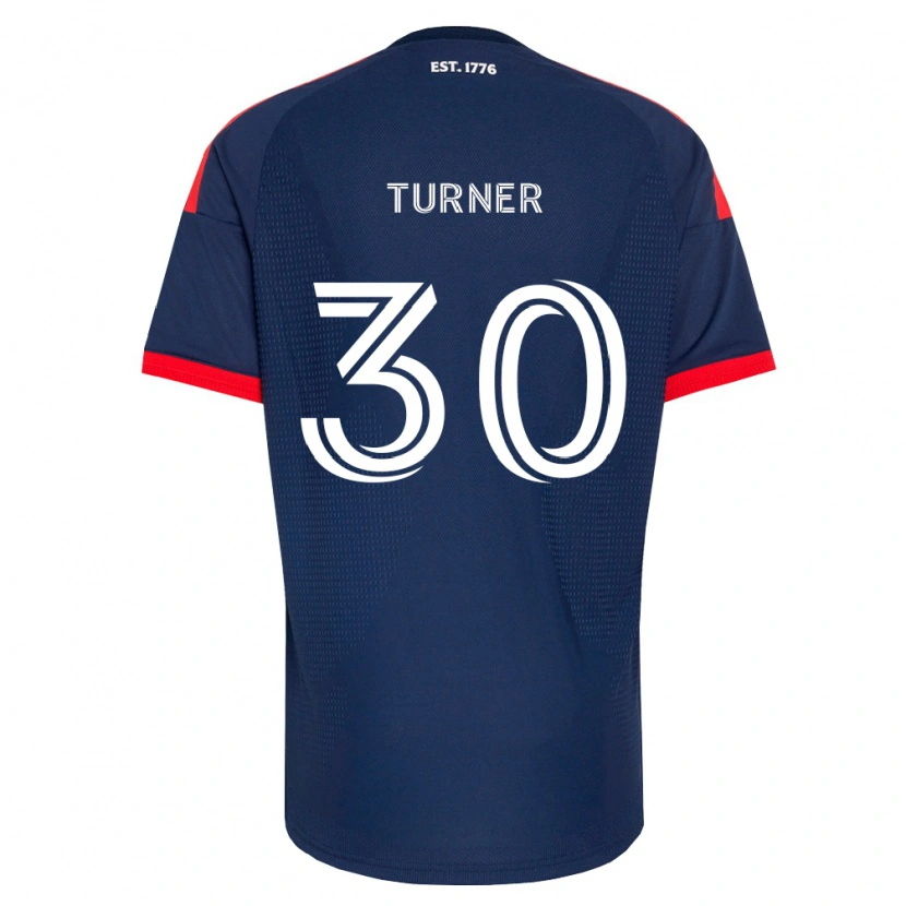 Danxen Donna Maglia Matt Turner #30 Blu Reale Rosso Bianco Kit Gara Home 2026/27 Maglietta