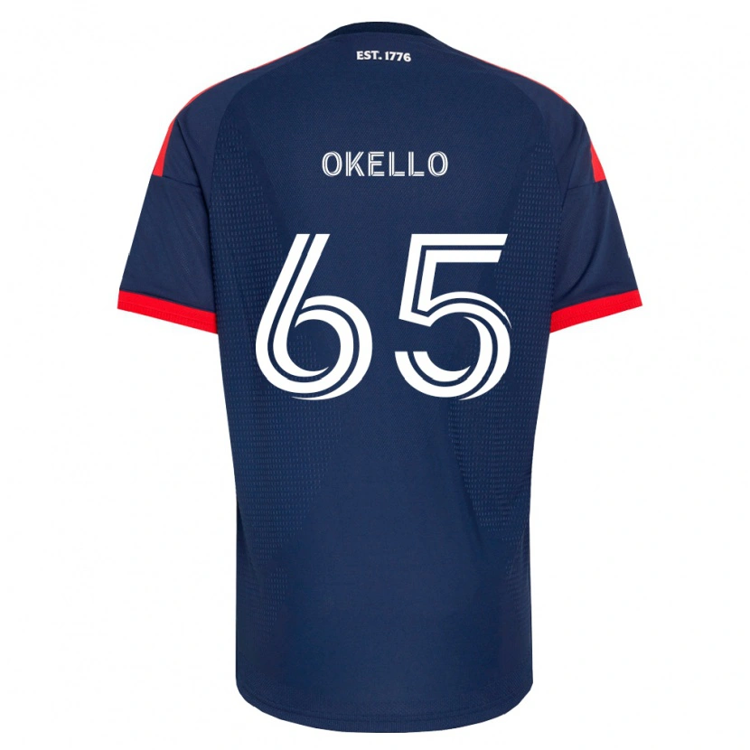 Danxen Donna Maglia Noble Okello #65 Blu Reale Rosso Bianco Kit Gara Home 2026/27 Maglietta