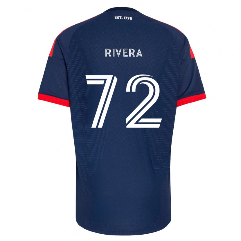 Danxen Donna Maglia Damián Rivera #72 Blu Reale Rosso Bianco Kit Gara Home 2026/27 Maglietta