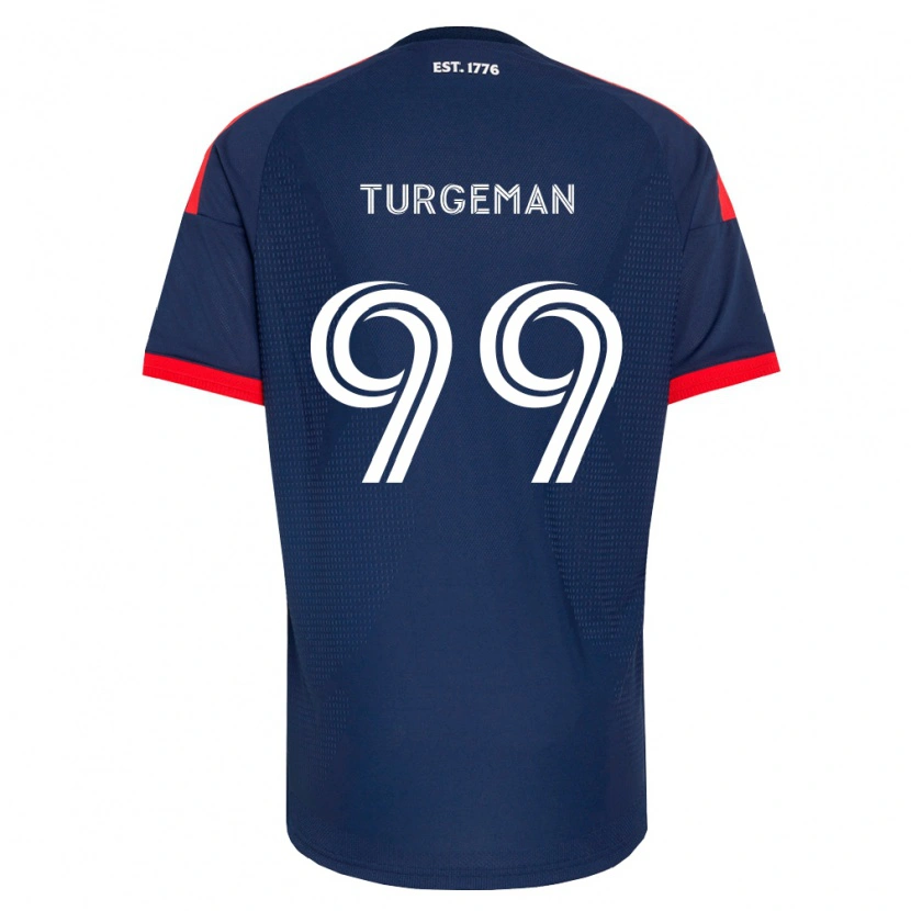 Danxen Donna Maglia Dor Turgeman #99 Blu Reale Rosso Bianco Kit Gara Home 2026/27 Maglietta