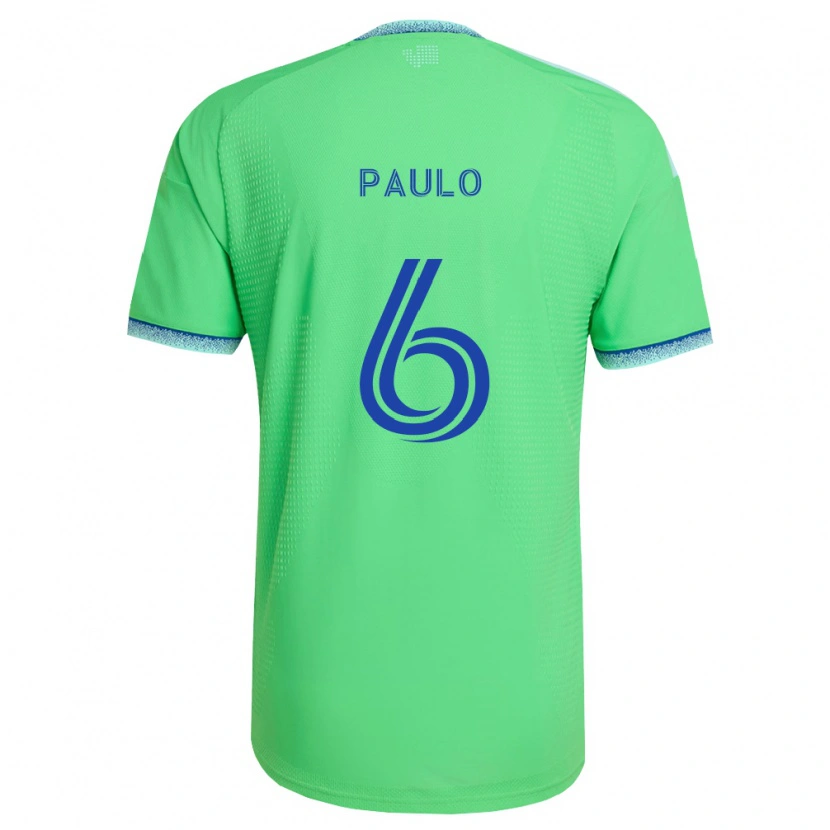 Danxen Donna Maglia João Paulo #6 Verde Azzurro Kit Gara Home 2026/27 Maglietta