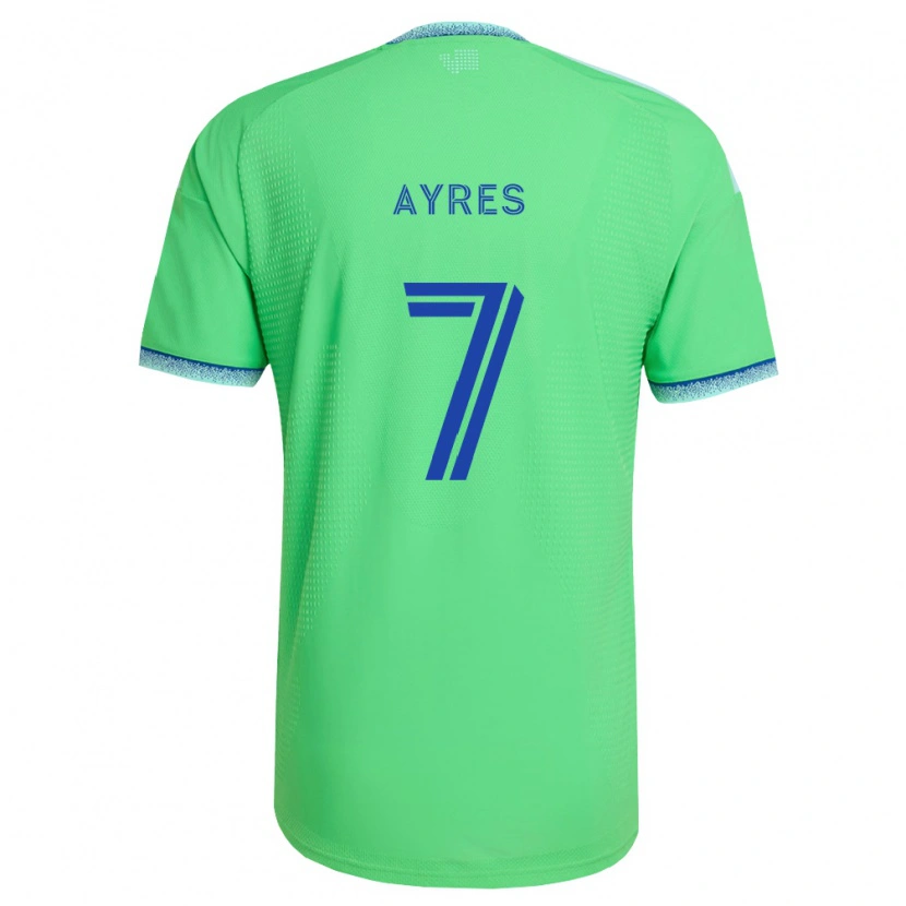 Danxen Donna Maglia Melina Ayres #7 Verde Azzurro Kit Gara Home 2026/27 Maglietta