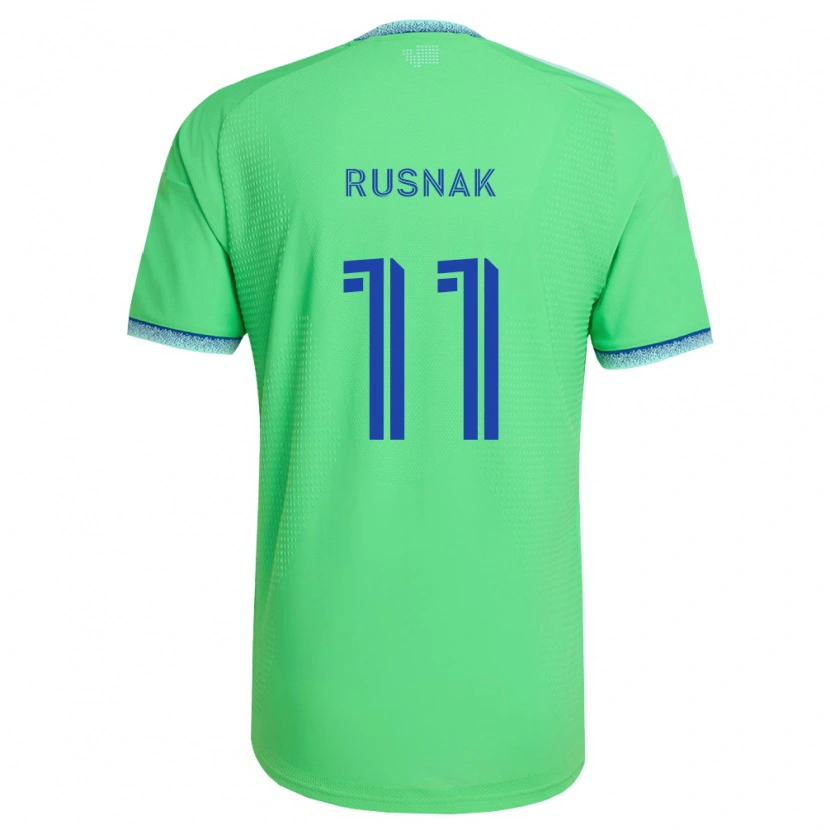 Danxen Donna Maglia Albert Rusnák #11 Verde Azzurro Kit Gara Home 2026/27 Maglietta