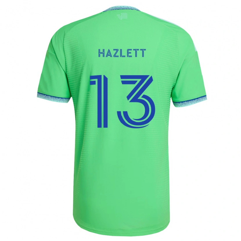 Danxen Donna Maglia Kimberly Hazlett #13 Verde Azzurro Kit Gara Home 2026/27 Maglietta