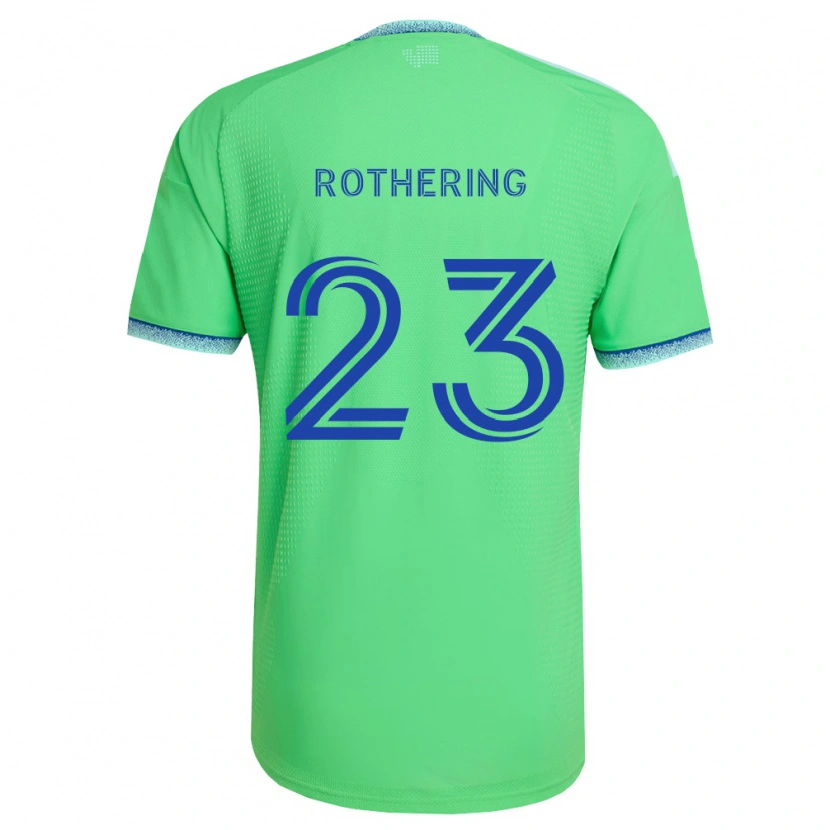 Danxen Donna Maglia Holly Rothering #23 Verde Azzurro Kit Gara Home 2026/27 Maglietta