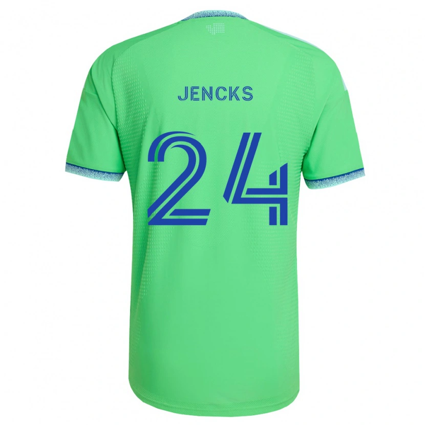Danxen Donna Maglia India Jencks #24 Verde Azzurro Kit Gara Home 2026/27 Maglietta