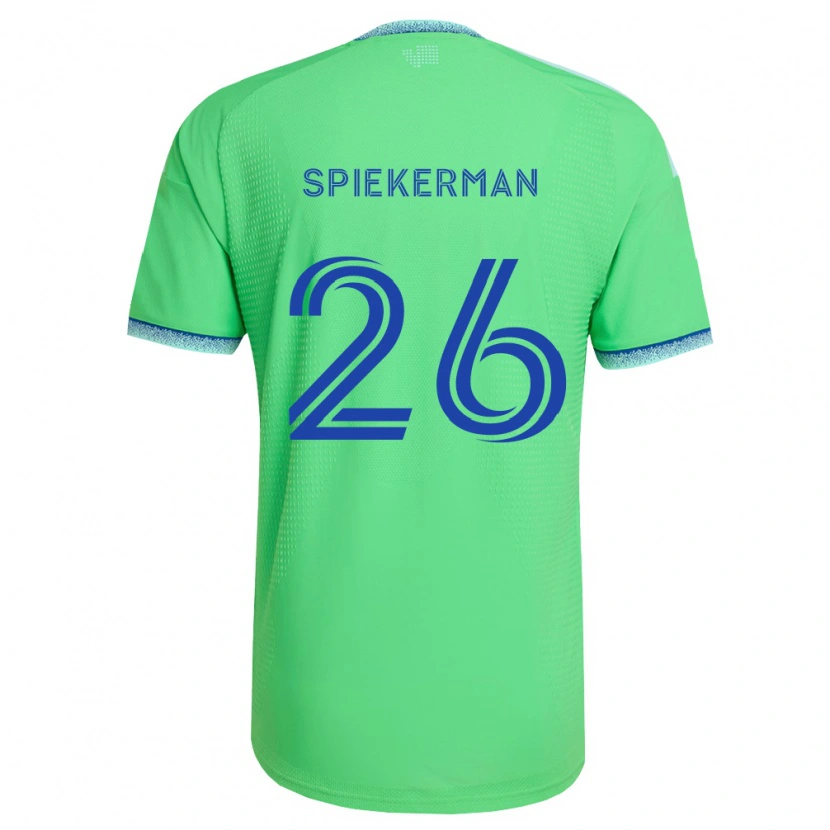 Danxen Donna Maglia Stephanie Spiekerman #26 Verde Azzurro Kit Gara Home 2026/27 Maglietta