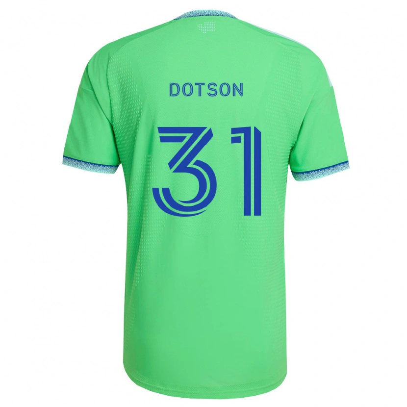 Danxen Donna Maglia Hassani Dotson #31 Verde Azzurro Kit Gara Home 2026/27 Maglietta