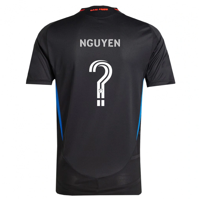 Danxen Donna Maglia Christopher Nguyen #0 Blu Bianco Nero Kit Gara Home 2026/27 Maglietta