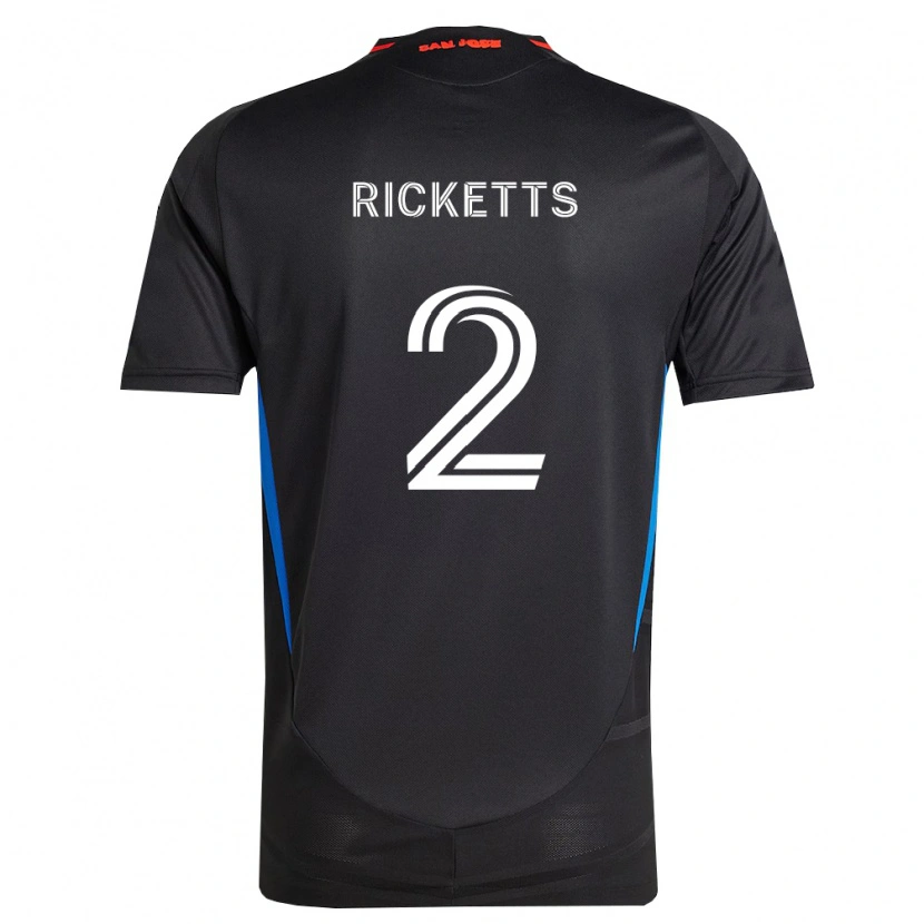 Danxen Donna Maglia Jamar Ricketts #2 Blu Bianco Nero Kit Gara Home 2026/27 Maglietta