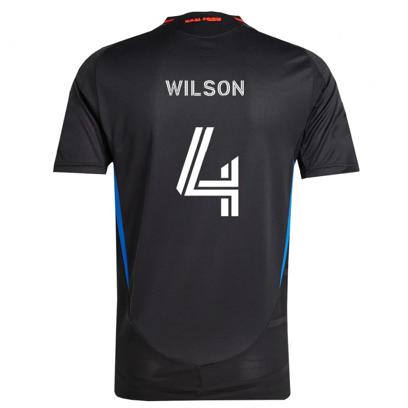 Danxen Donna Maglia Bruno Wilson #4 Blu Bianco Nero Kit Gara Home 2026/27 Maglietta