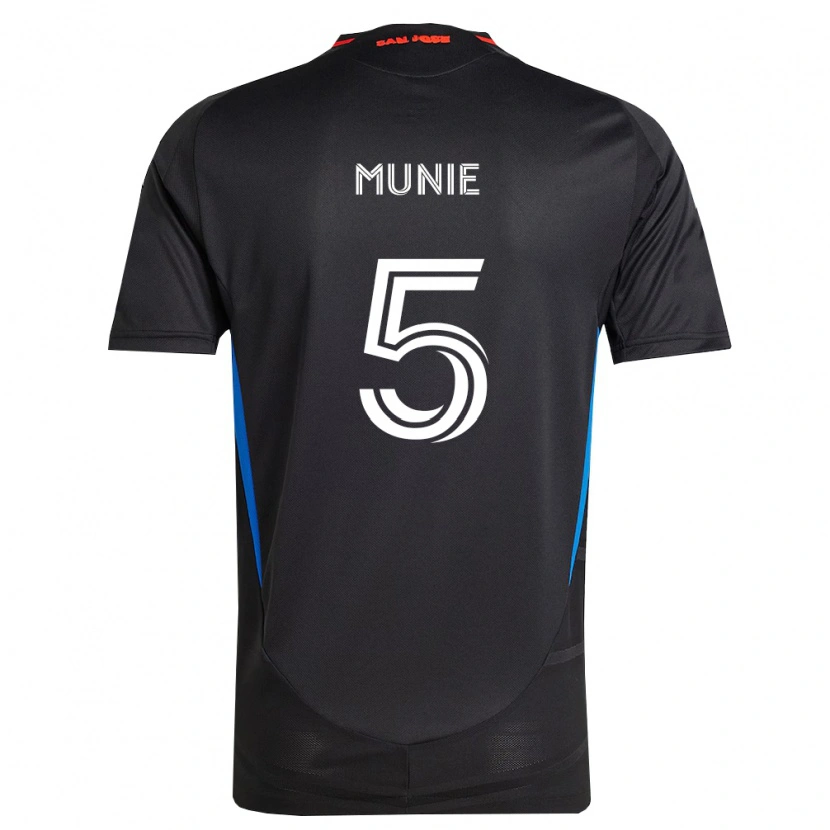 Danxen Donna Maglia Daniel Munie #5 Blu Bianco Nero Kit Gara Home 2026/27 Maglietta