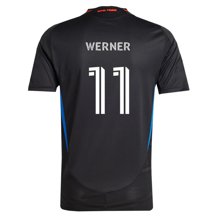 Danxen Donna Maglia Timo Werner #11 Blu Bianco Nero Kit Gara Home 2026/27 Maglietta
