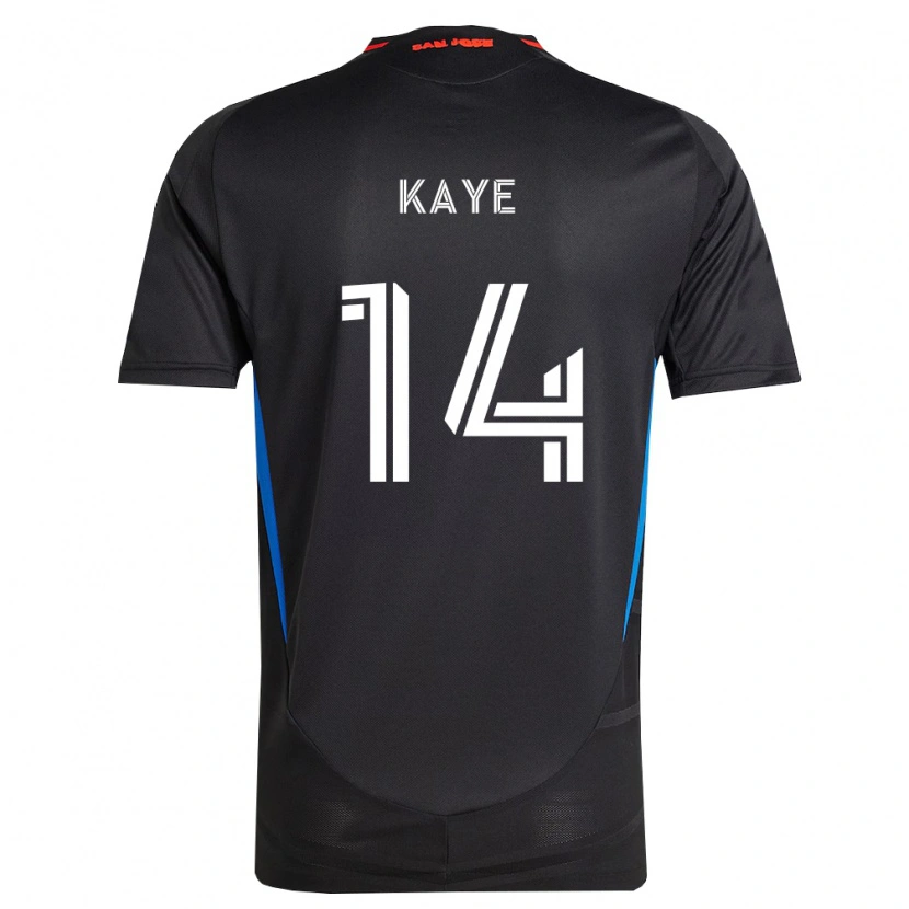 Danxen Donna Maglia Mark-Anthony Kaye #14 Blu Bianco Nero Kit Gara Home 2026/27 Maglietta