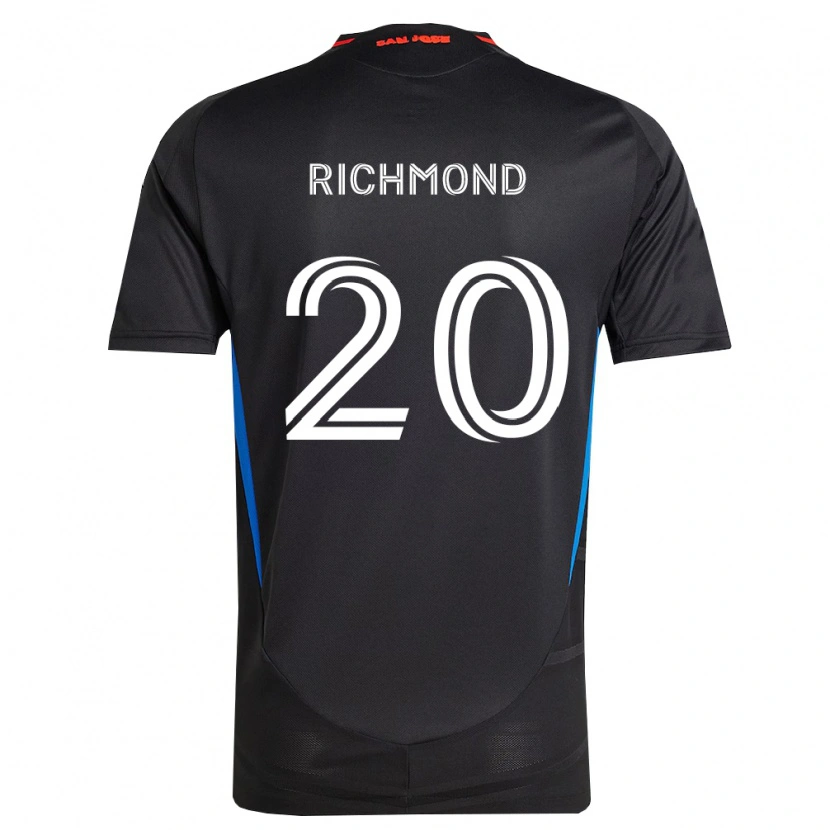 Danxen Donna Maglia Will Richmond #20 Blu Bianco Nero Kit Gara Home 2026/27 Maglietta