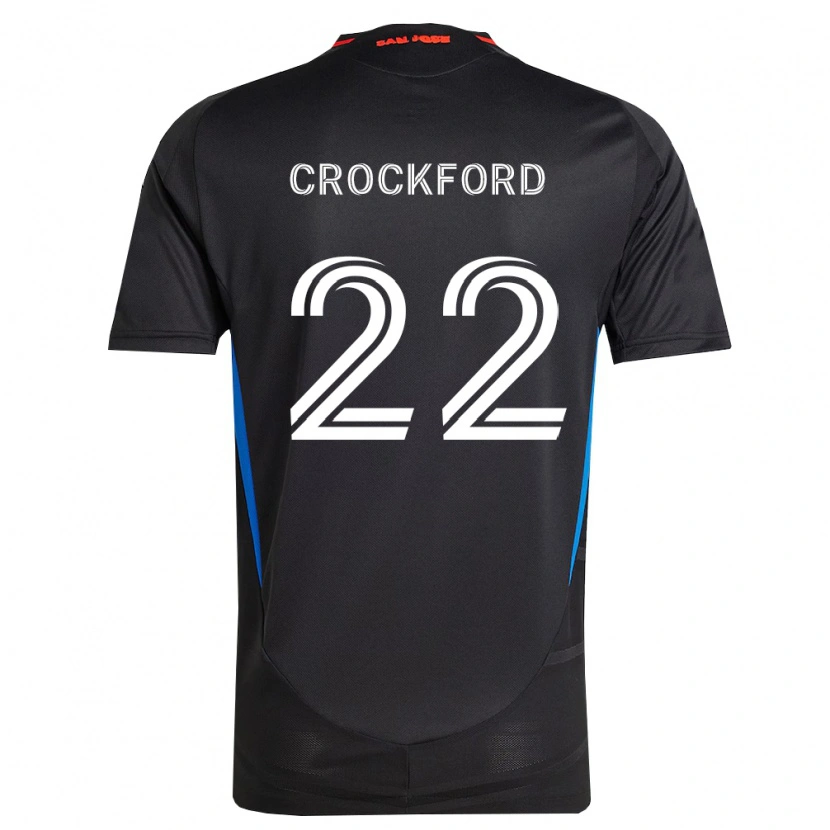 Danxen Donna Maglia Nate Crockford #22 Blu Bianco Nero Kit Gara Home 2026/27 Maglietta