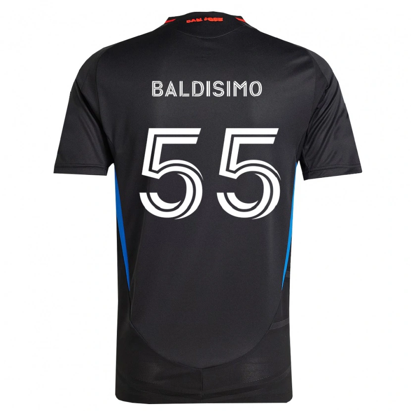 Danxen Donna Maglia Michael Baldisimo #55 Blu Bianco Nero Kit Gara Home 2026/27 Maglietta