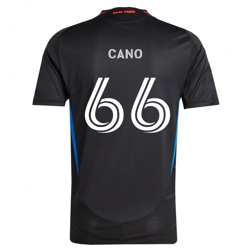 Danxen Donna Maglia Alejandro Cano #66 Blu Bianco Nero Kit Gara Home 2026/27 Maglietta