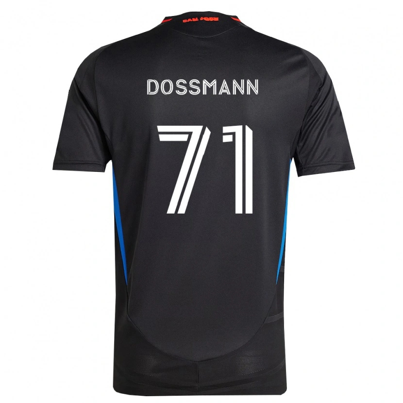 Danxen Donna Maglia Niklas Dossmann #71 Blu Bianco Nero Kit Gara Home 2026/27 Maglietta
