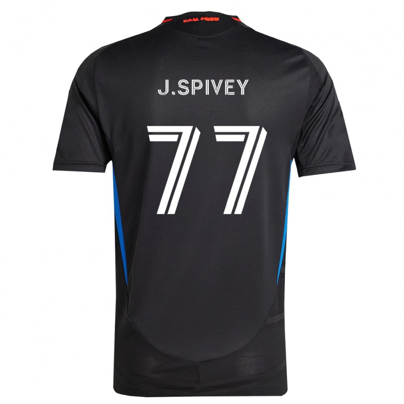 Danxen Donna Maglia Jermaine Spivey #77 Blu Bianco Nero Kit Gara Home 2026/27 Maglietta