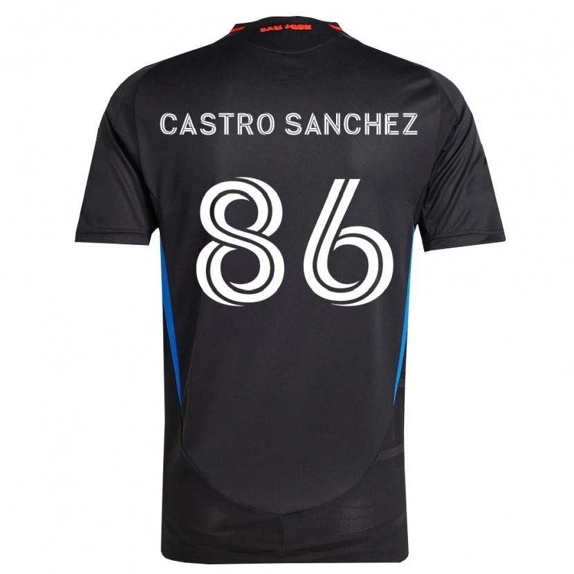 Danxen Donna Maglia Andy Castro Sanchez #86 Blu Bianco Nero Kit Gara Home 2026/27 Maglietta