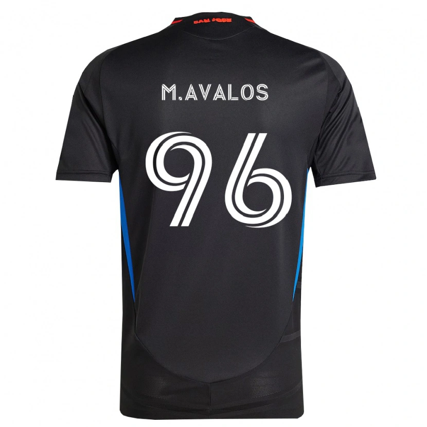 Danxen Donna Maglia Marcelo Ávalos #96 Blu Bianco Nero Kit Gara Home 2026/27 Maglietta