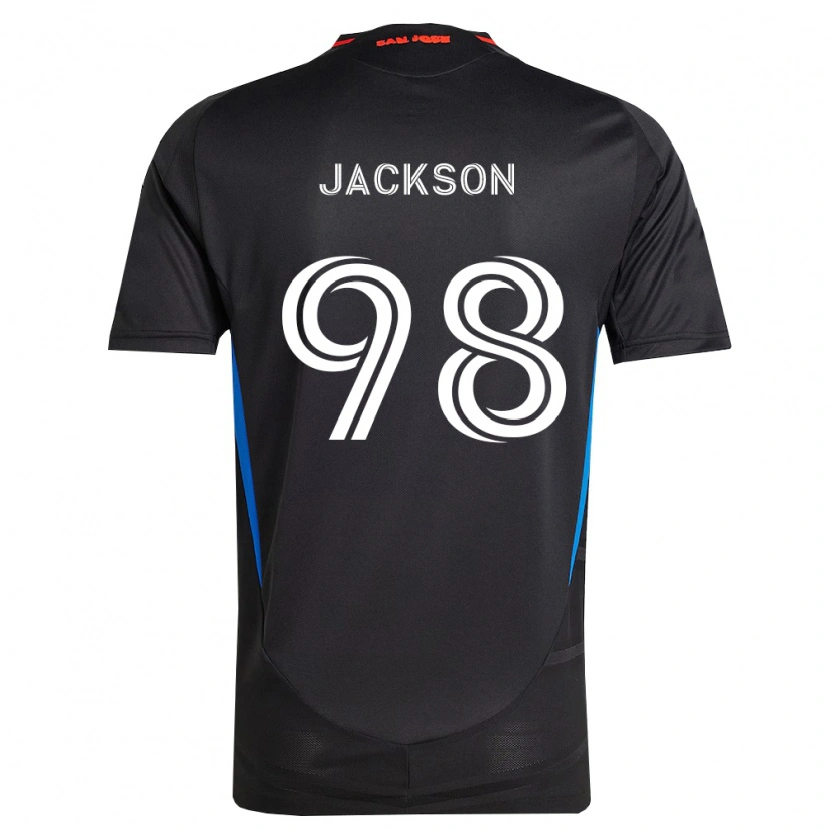 Danxen Donna Maglia Jacob Jackson #98 Blu Bianco Nero Kit Gara Home 2026/27 Maglietta