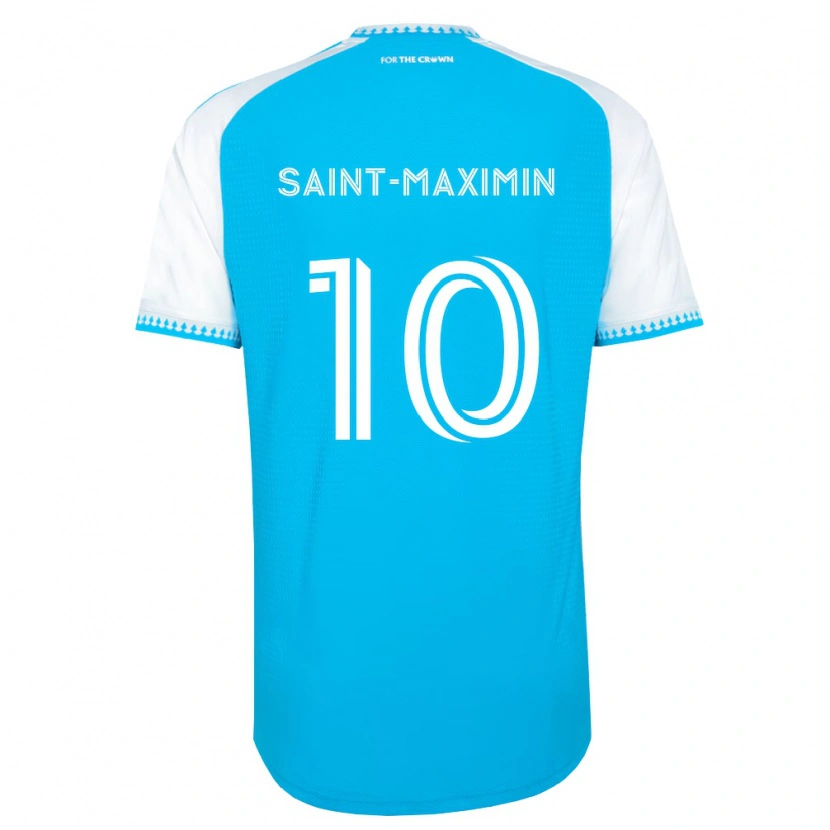 Danxen Donna Maglia Allan Saint-Maximin #10 Azzurro Bianco Nero Kit Gara Home 2026/27 Maglietta
